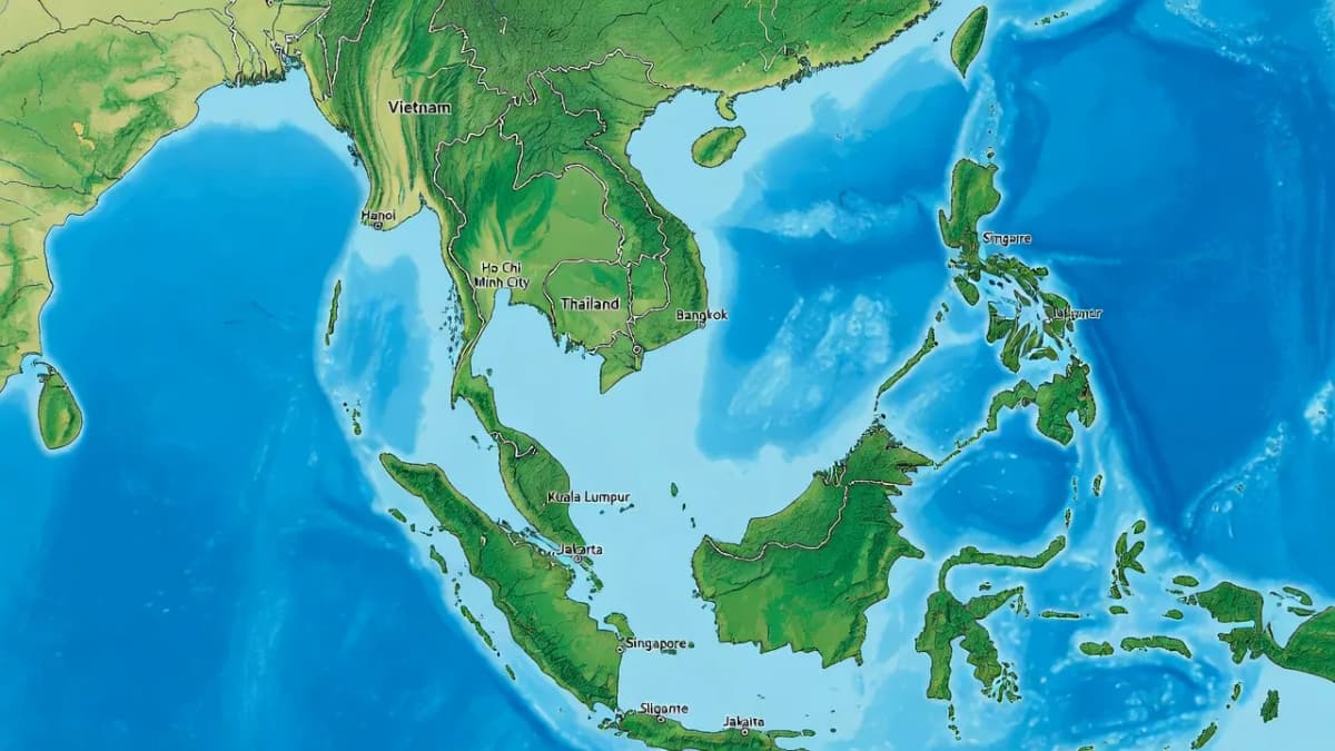 Bản đồ đông nam á