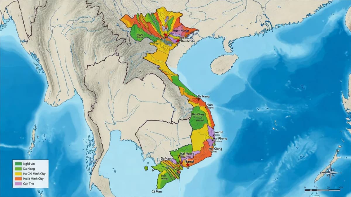 Bản đồ hành chính việt nam