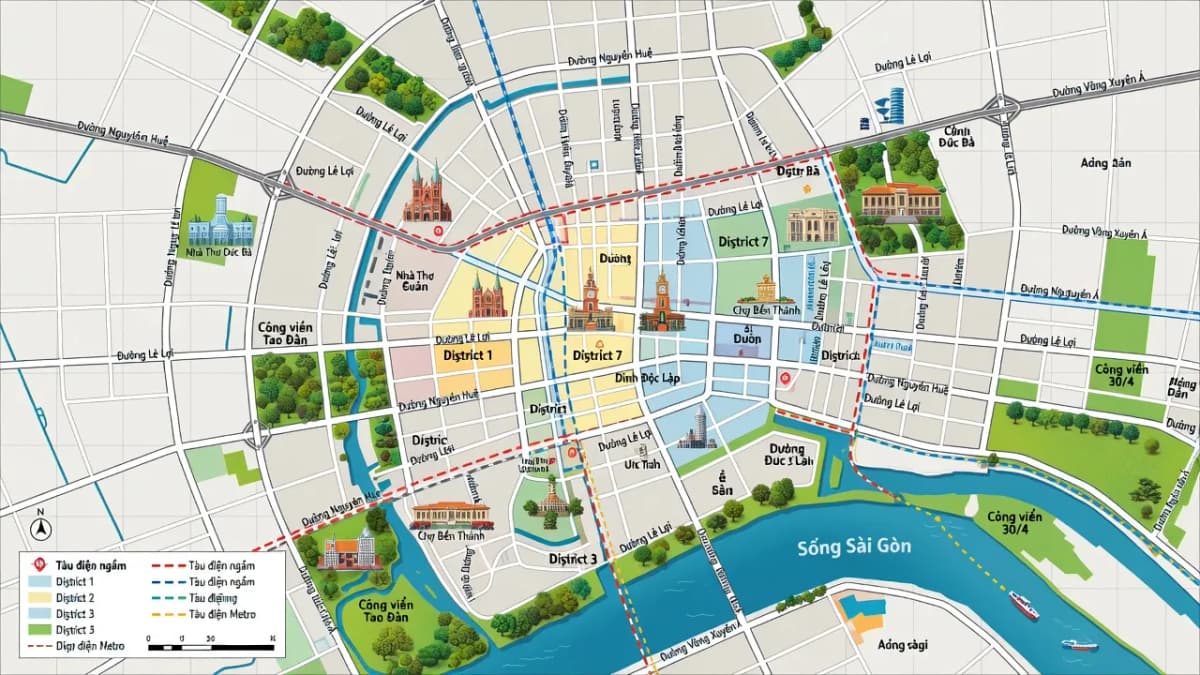 Bản đồ tphcm