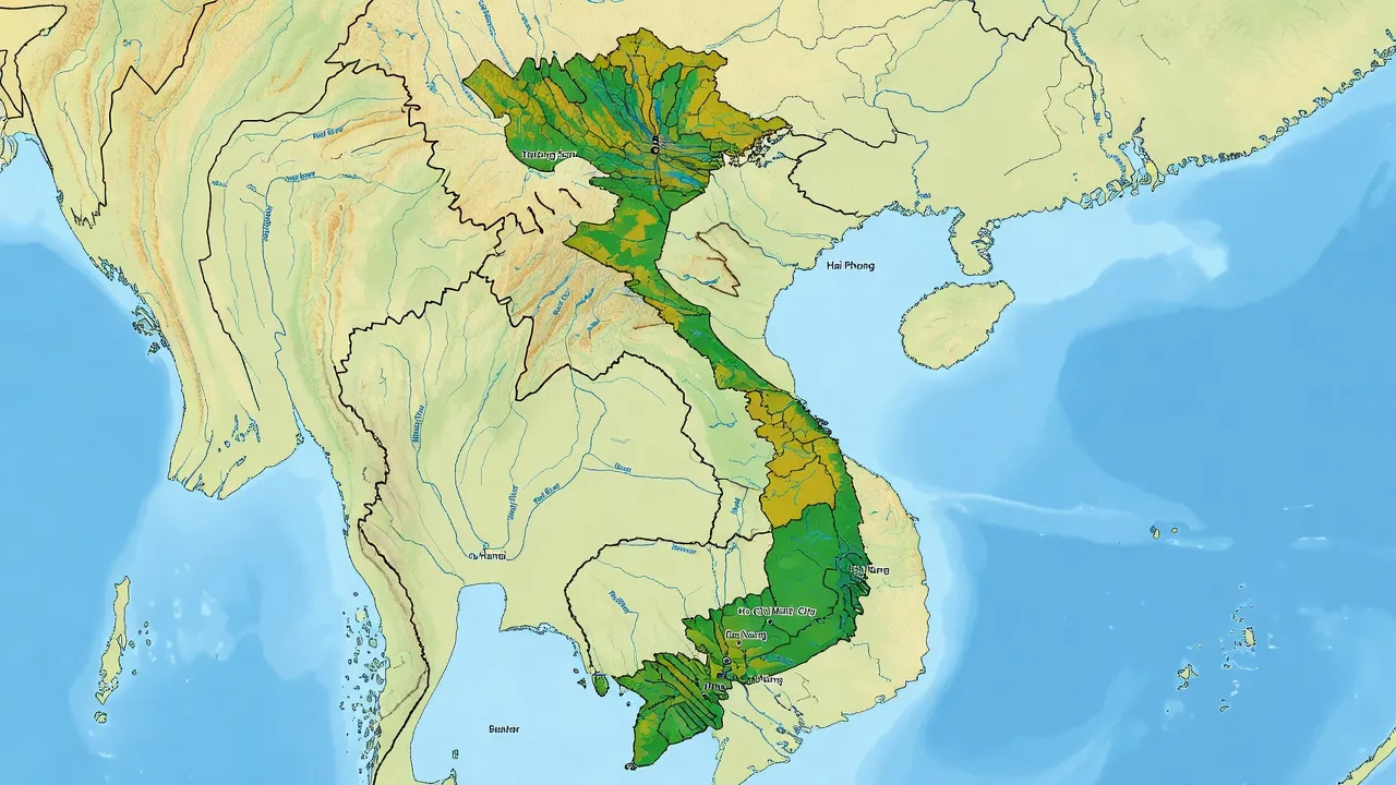 Bản đồ Việt Nam vector - Công cụ thiết kế chất lượng