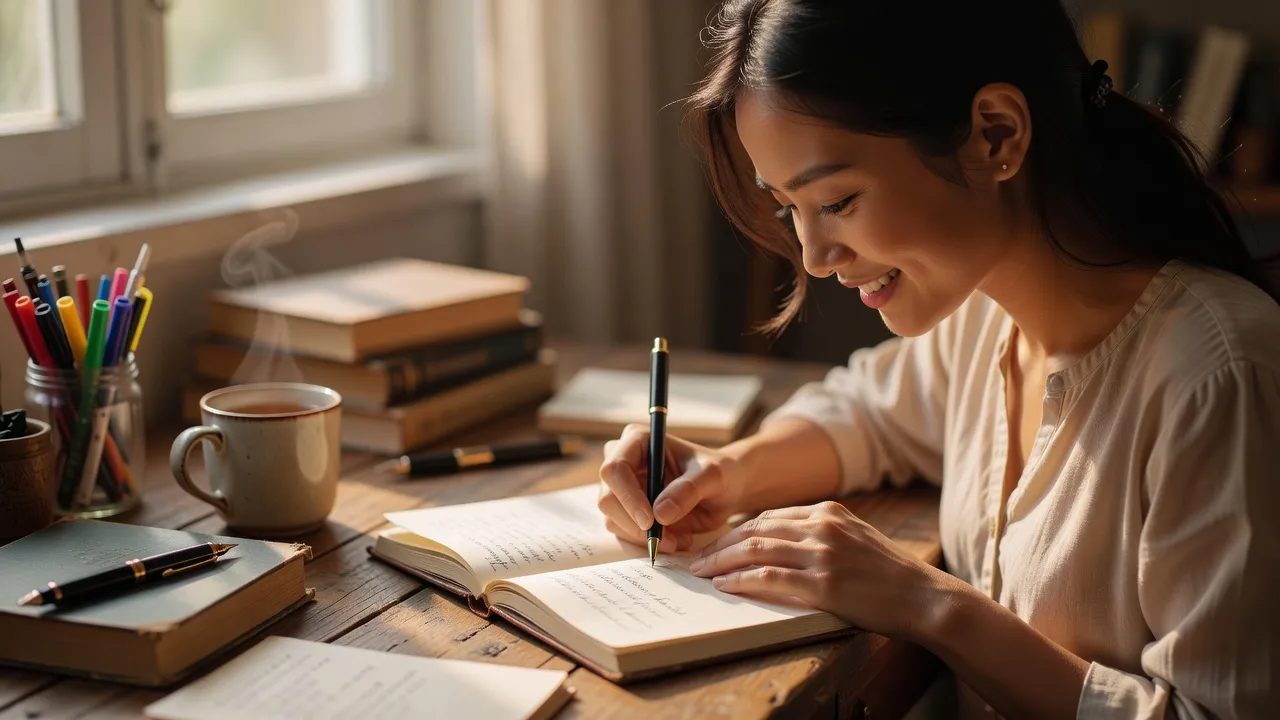 Người viết nhật ký về manifest, sử dụng tư duy để hiện thực hóa mục tiêu ở Việt Nam.
