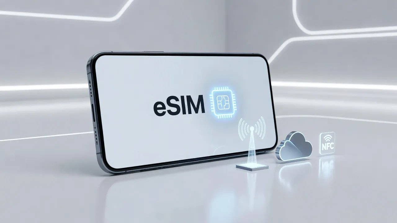 Chi tiết về eSIM trên điện thoại thông minh, công nghệ mới trong sim điện thoại di động.