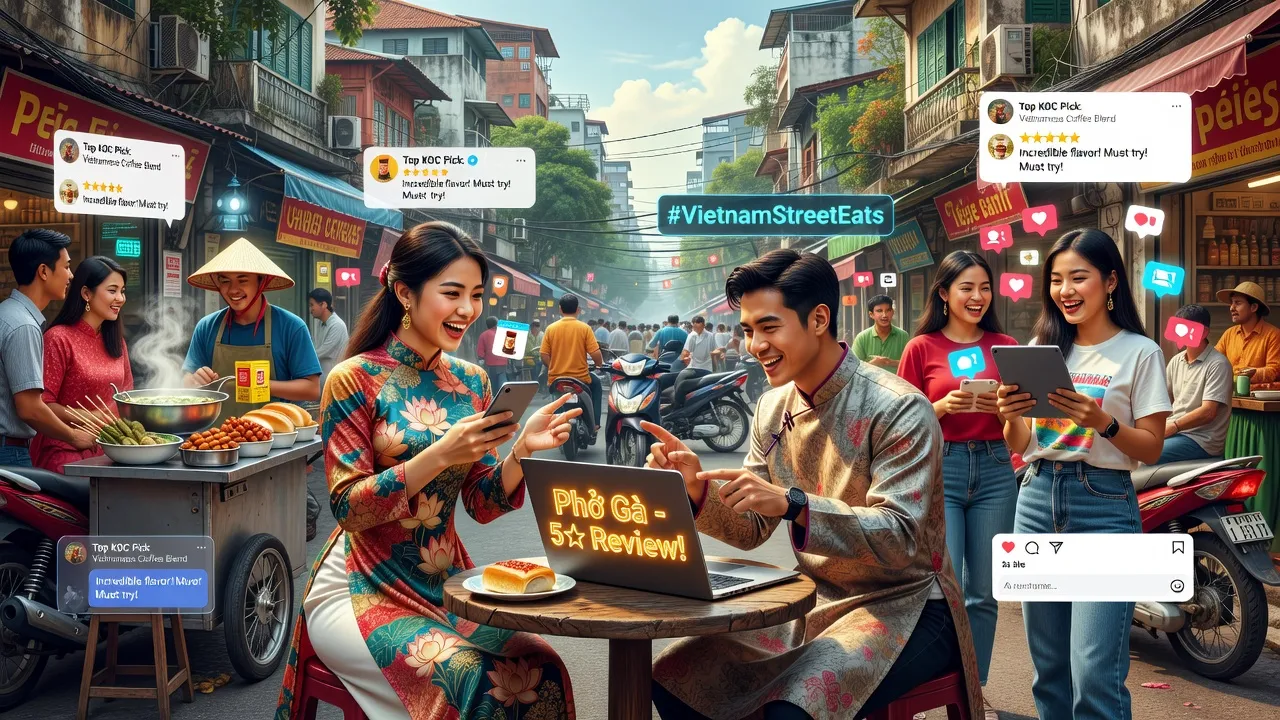 Những người tiêu dùng chủ chốt thảo luận về sản phẩm trên mạng xã hội tại Việt Nam.