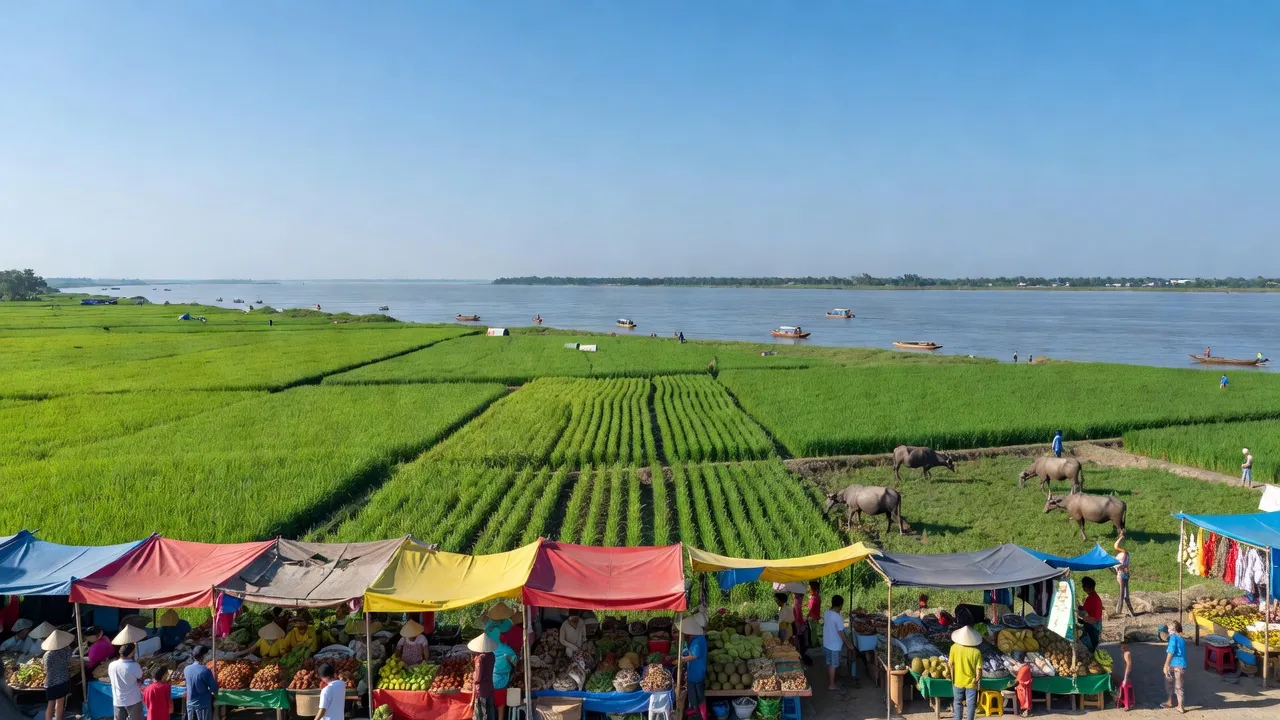 Thị trấn Mỹ Luông, Huyện Chợ Mới, Tỉnh An Giang
