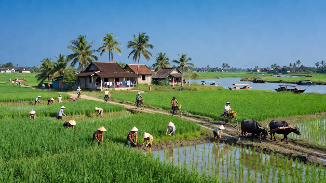 Xã Mỹ Phú Đông, Huyện Thoại Sơn, Tỉnh An Giang