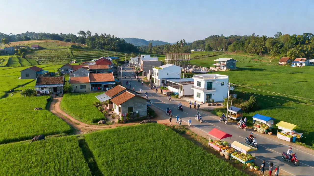 Khung cảnh thiên nhiên và kiến trúc Xã Bình Ba, Huyện Châu Đức, tỉnh Bà Rịa - Vũng Tàu.