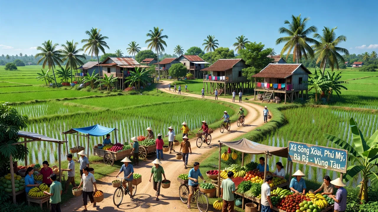 Xã Sông Xoài, Thành phố Phú Mỹ, Tỉnh Bà Rịa - Vũng Tàu