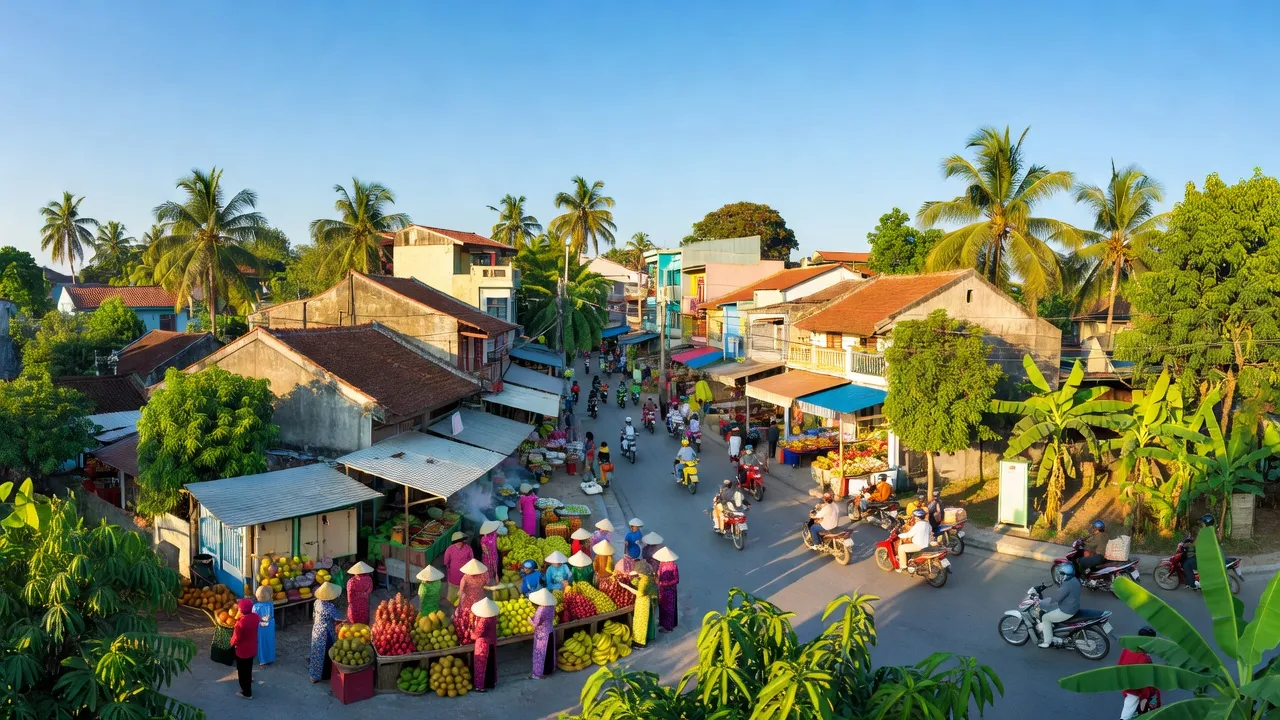 Thị trấn Phước Bửu, Huyện Xuyên Mộc, Bà Rịa - Vũng Tàu với kiến trúc Việt Nam đặc sắc.