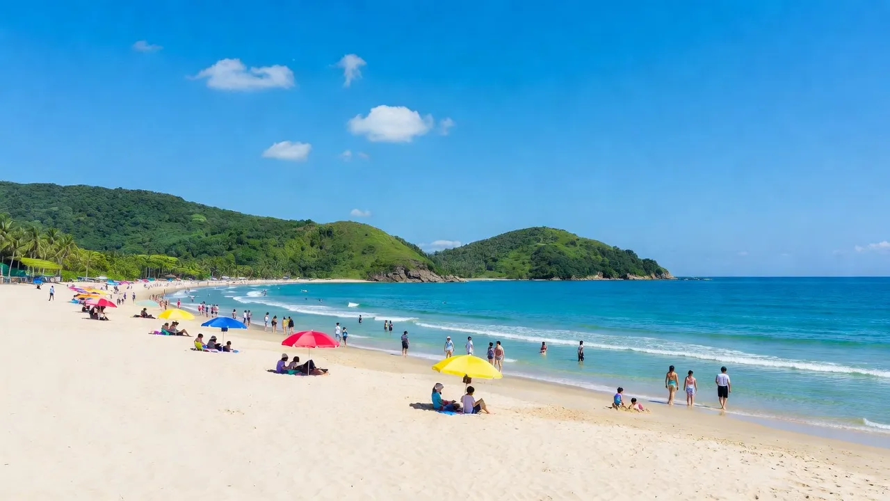Bà Rịa - Vũng Tàu coastal landscape with sandy beaches and azure waters, popular travel destination.