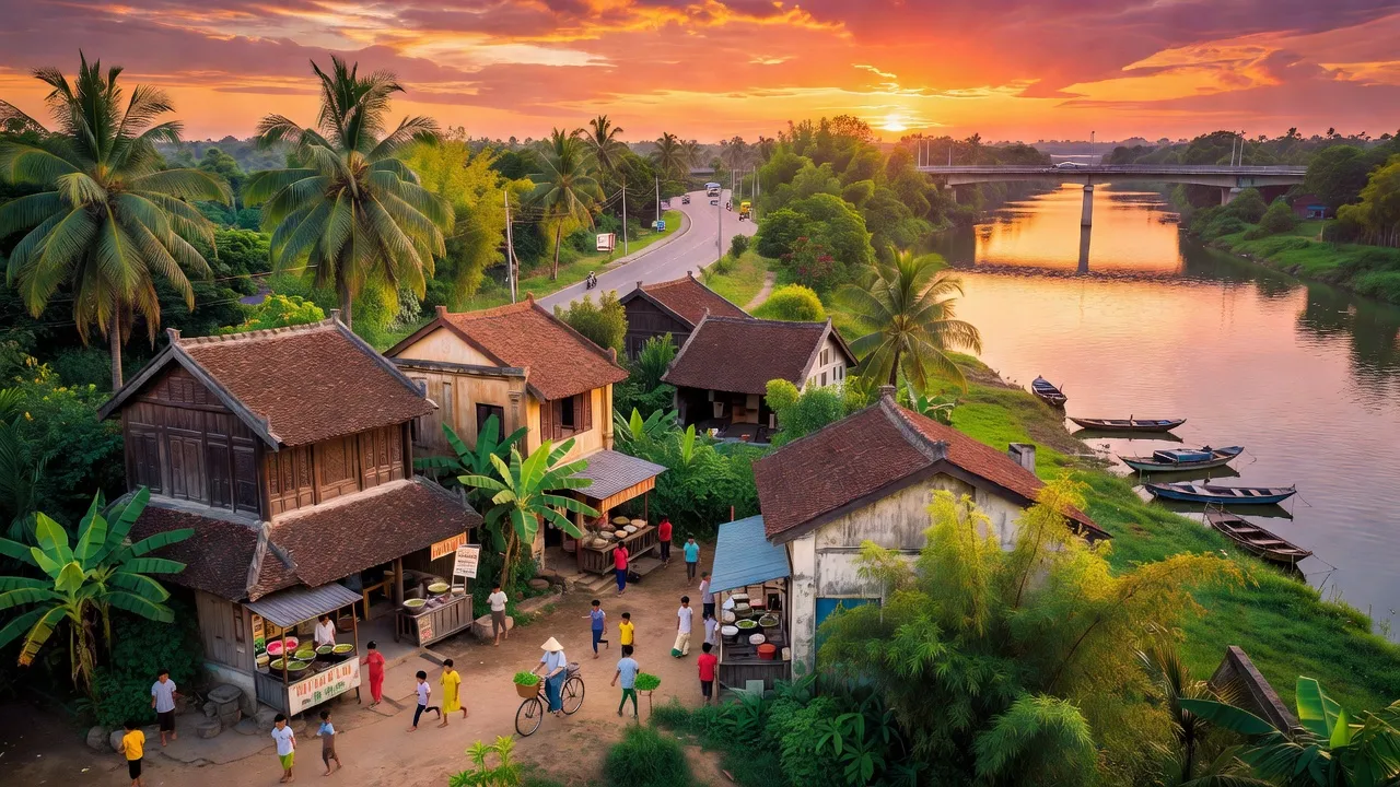 Phường An Bình ở Thị xã Thuận Thành, Bắc Ninh, với cảnh sắc thiên nhiên và đời sống địa phương.