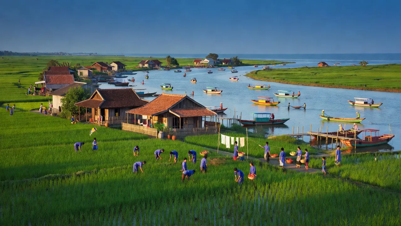 Xã Định Trung, Huyện Bình Đại, Tỉnh Bến Tre