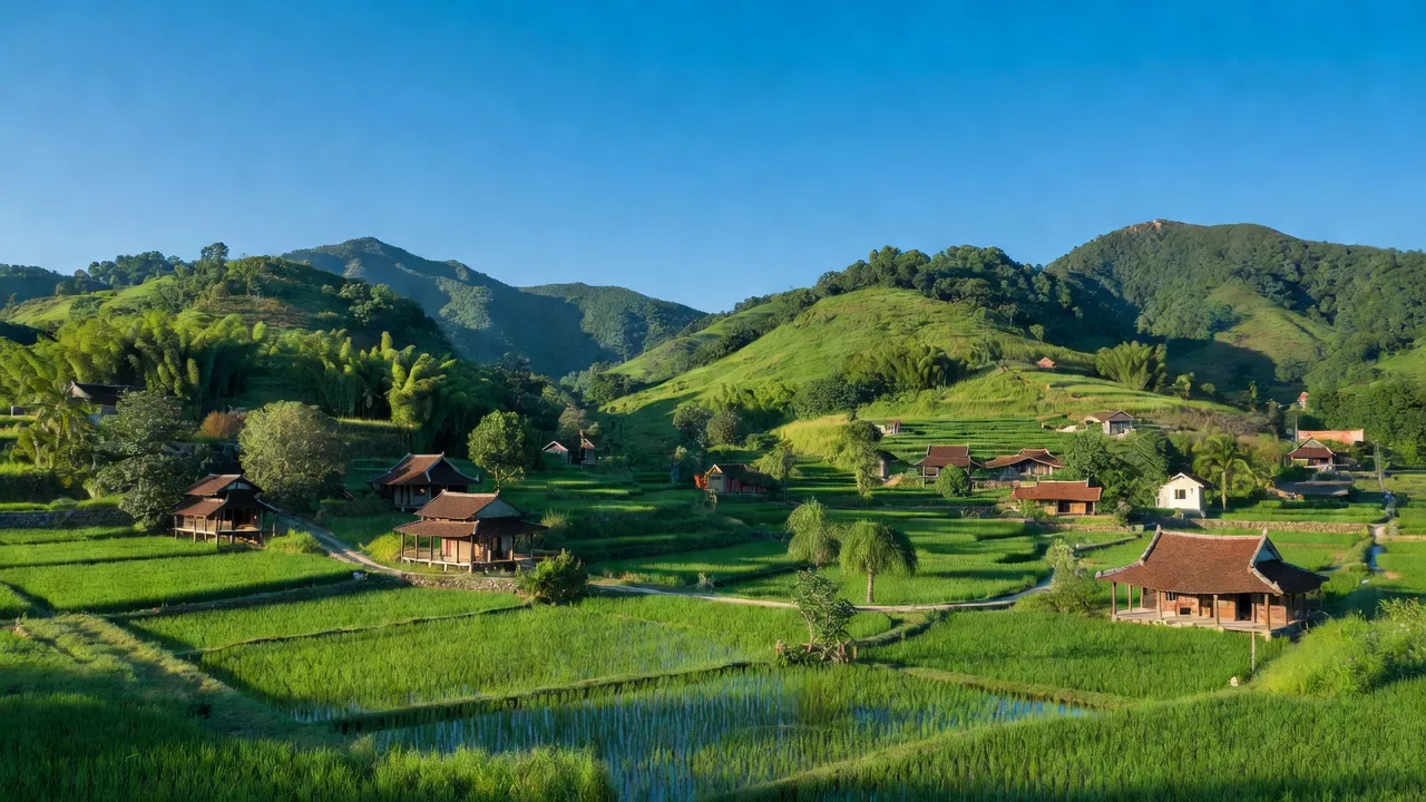 Vĩnh Thạnh, Bình Định: mountainous landscapes, traditional architecture, and rural charm in Vietnam.