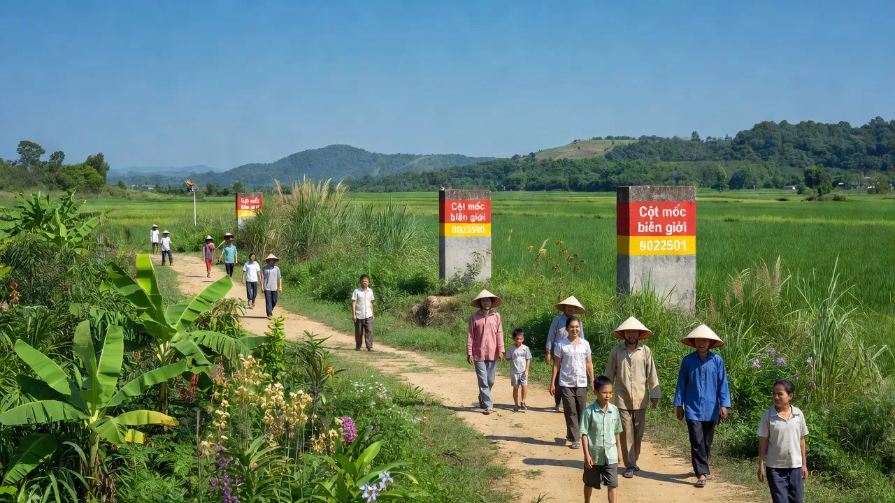 Thang Hòa, Bù Đốp, Bình Phước: cảnh quan biên giới, thiên nhiên tươi đẹp và sự sống động của cộng đồng.