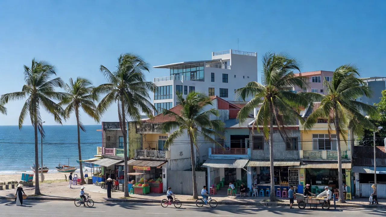 Phường Tân An, Thị xã La Gi, Bình Thuận, with coastal scenery and vibrant community life.