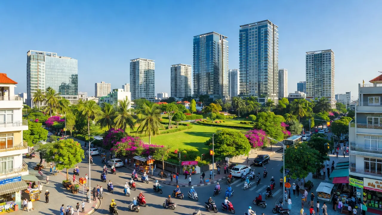 Phường Tân Phú, Quận Cái Răng, Thành phố Cần Thơ, hiện đại với công trình xanh và nhịp sống sôi động.