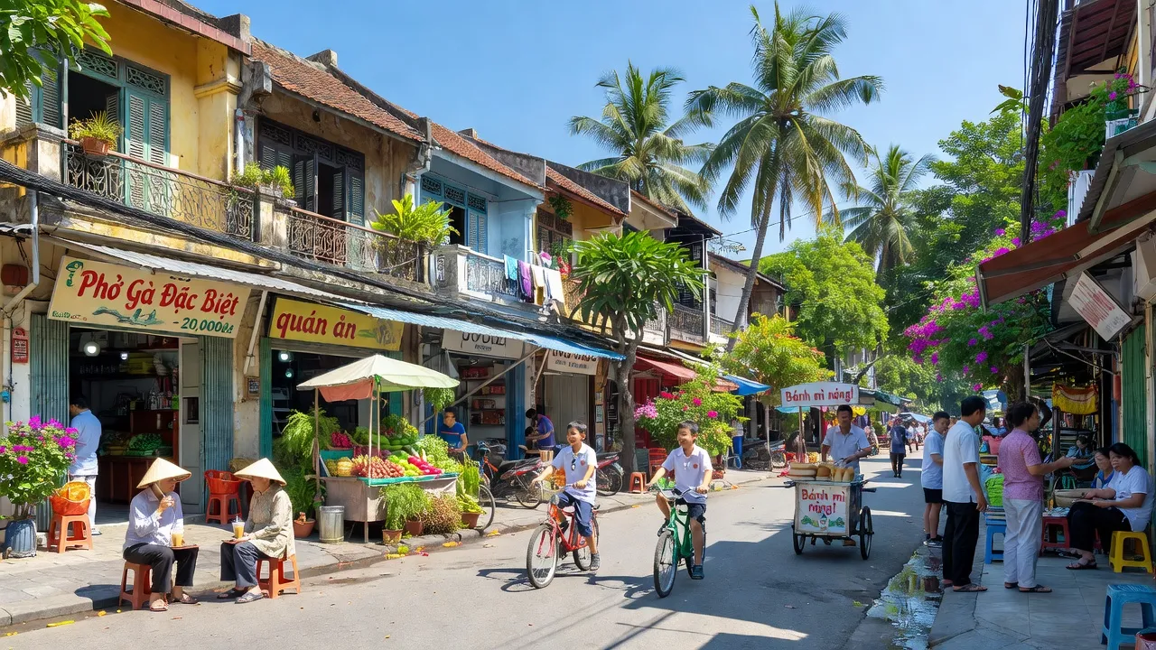 Khung cảnh nhộn nhịp tại Phường Xuân Khánh, Quận Ninh Kiều, thành phố Cần Thơ, thể hiện đời sống đô thị sôi động.