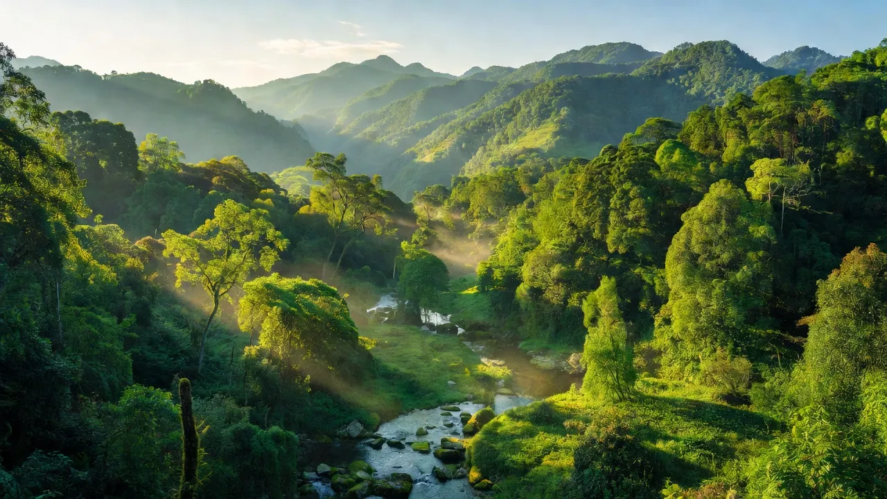 Khâm Thành, Trùng Khánh, Cao Bằng với cảnh đẹp thiên nhiên, núi non, và khí hậu trong lành.