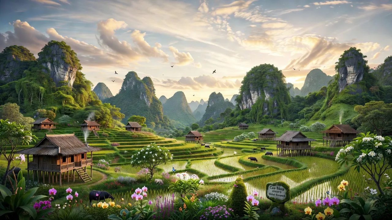Phong cảnh núi non hùng vĩ tỉnh Cao Bằng với địa hình karst và bản sắc văn hóa độc đáo.