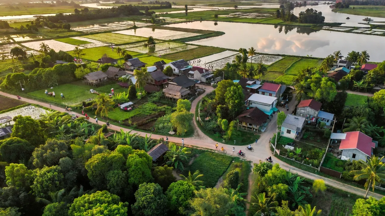 Xuân Quế xã Cẩm Mỹ Đồng Nai với cảnh quan xanh mát và hoạt động hàng ngày của người dân.