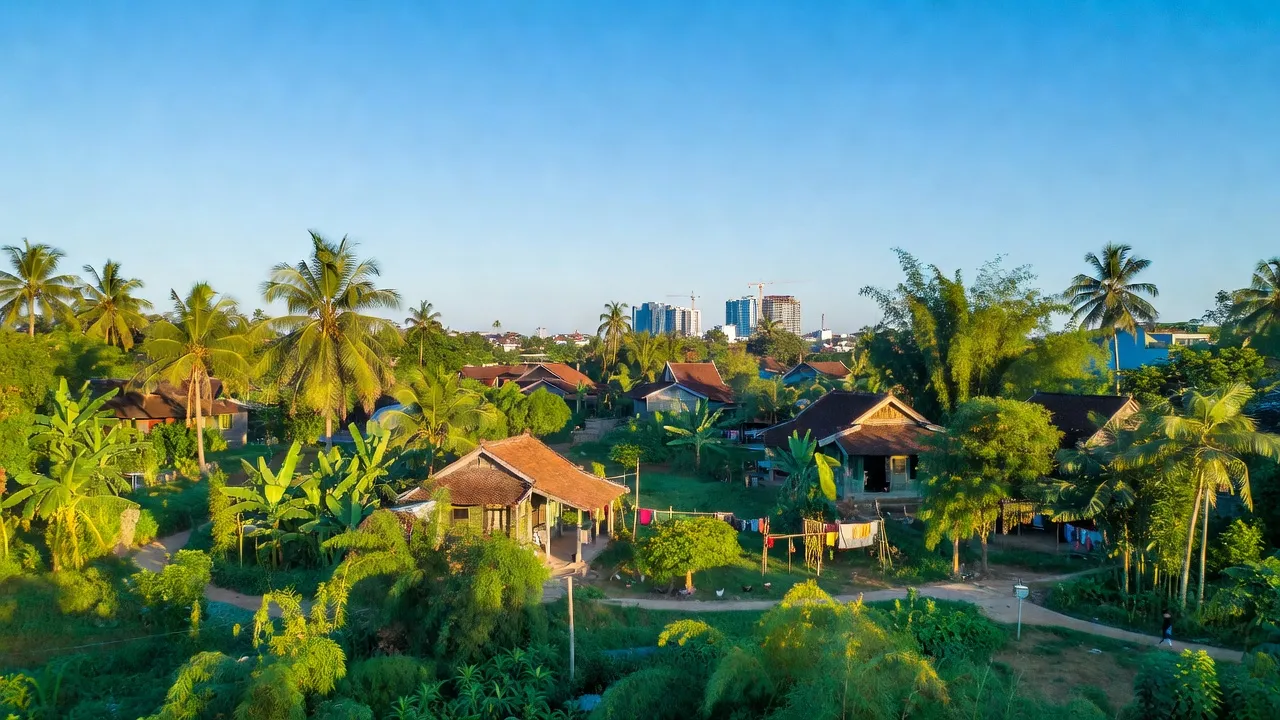 Cảnh quang Phường Suối Tre, Long Khánh, Đồng Nai với cây xanh và sự phát triển đô thị.