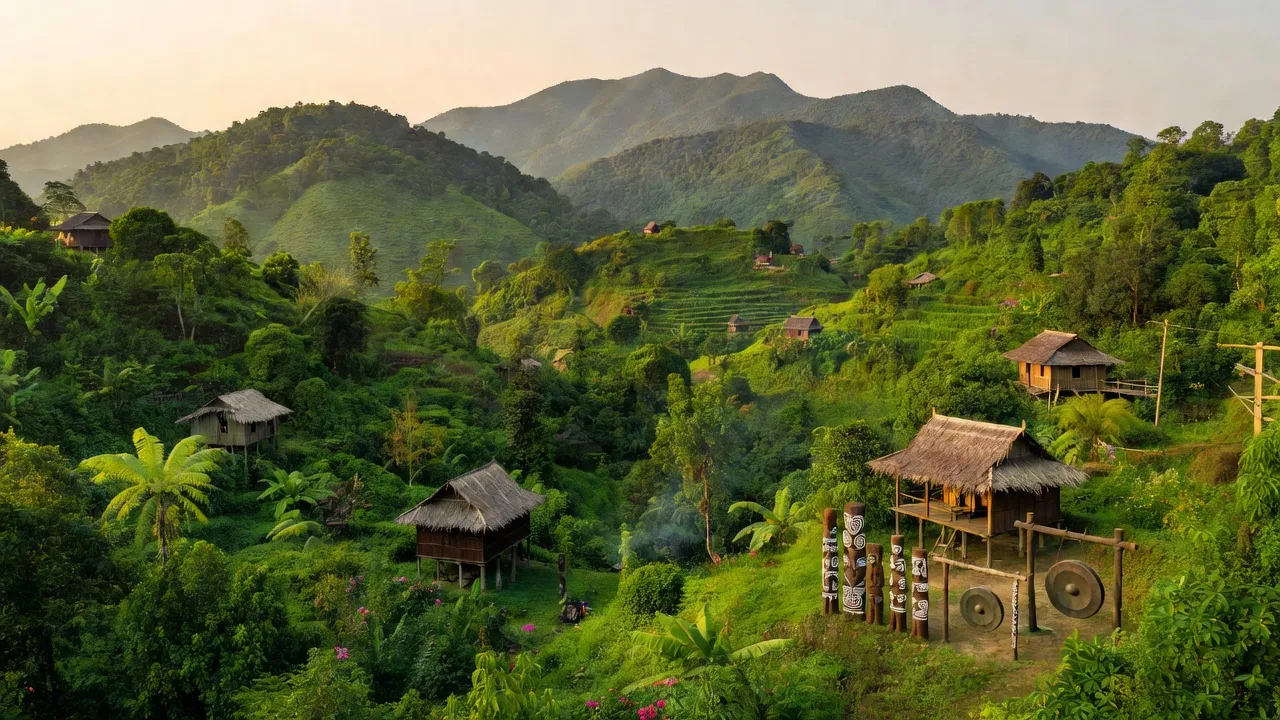 Phong cảnh thiên nhiên xã Tà Lài, huyện Tân Phú, Đồng Nai, văn hóa dân tộc Mạ và S’tiêng.