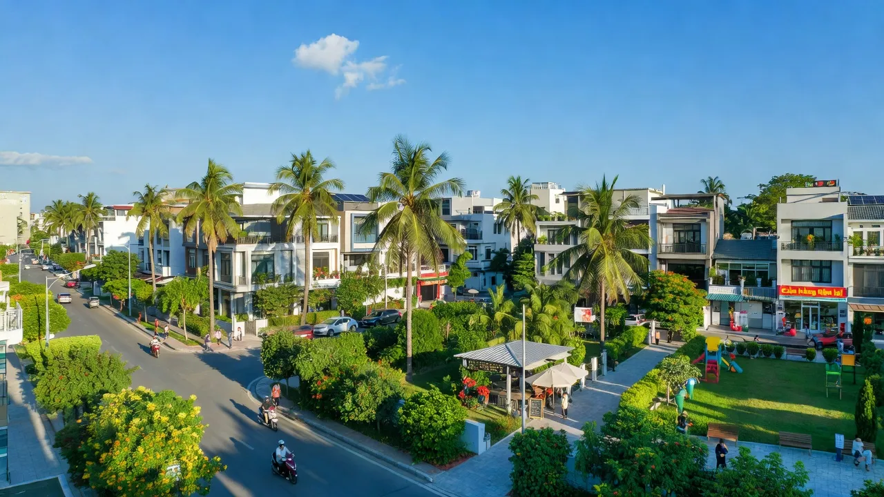 Cảnh quan Phường An Hoà, Thành phố Sa Đéc, với không gian sống gần gũi và cây xanh.