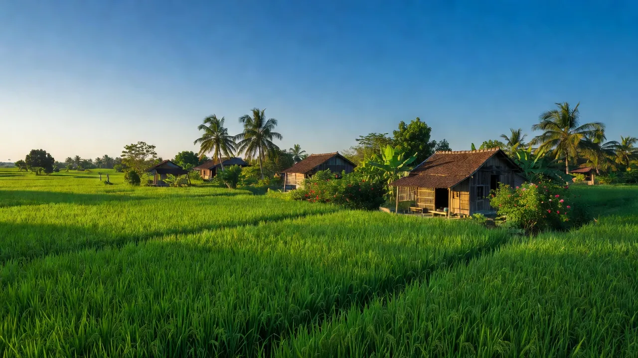 Cánh đồng xanh tươi ở xã Bình Tấn, huyện Thanh Bình, tỉnh Đồng Tháp, đất nông nghiệp màu mỡ.