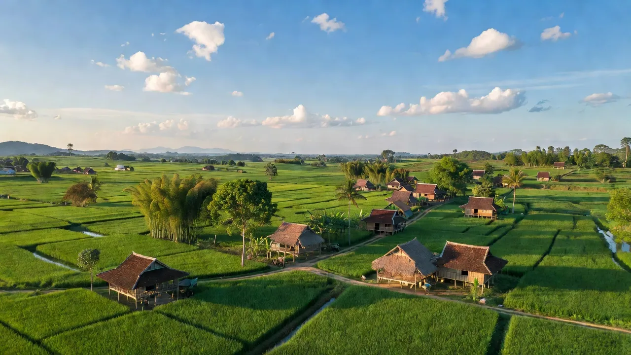 Xã Song An in Thị xã An Khê, Tỉnh Gia Lai, showcasing green landscapes and rural charm.