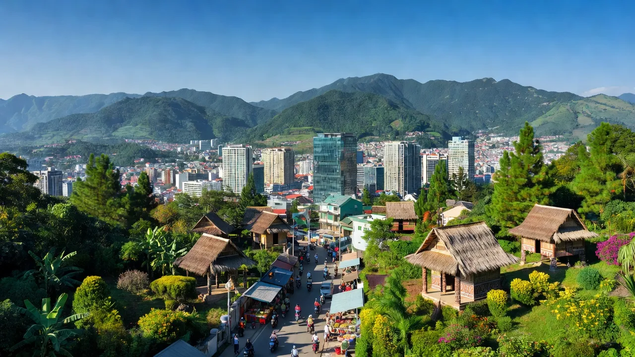 Pleiku City, Gia Lai - a vibrant highland city known for its economic and cultural significance.