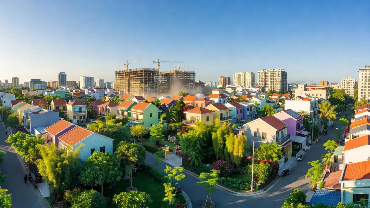 Cảnh quan Phường Ia Kring, Pleiku, Gia Lai với không gian đô thị và thiên nhiên xanh đẹp.