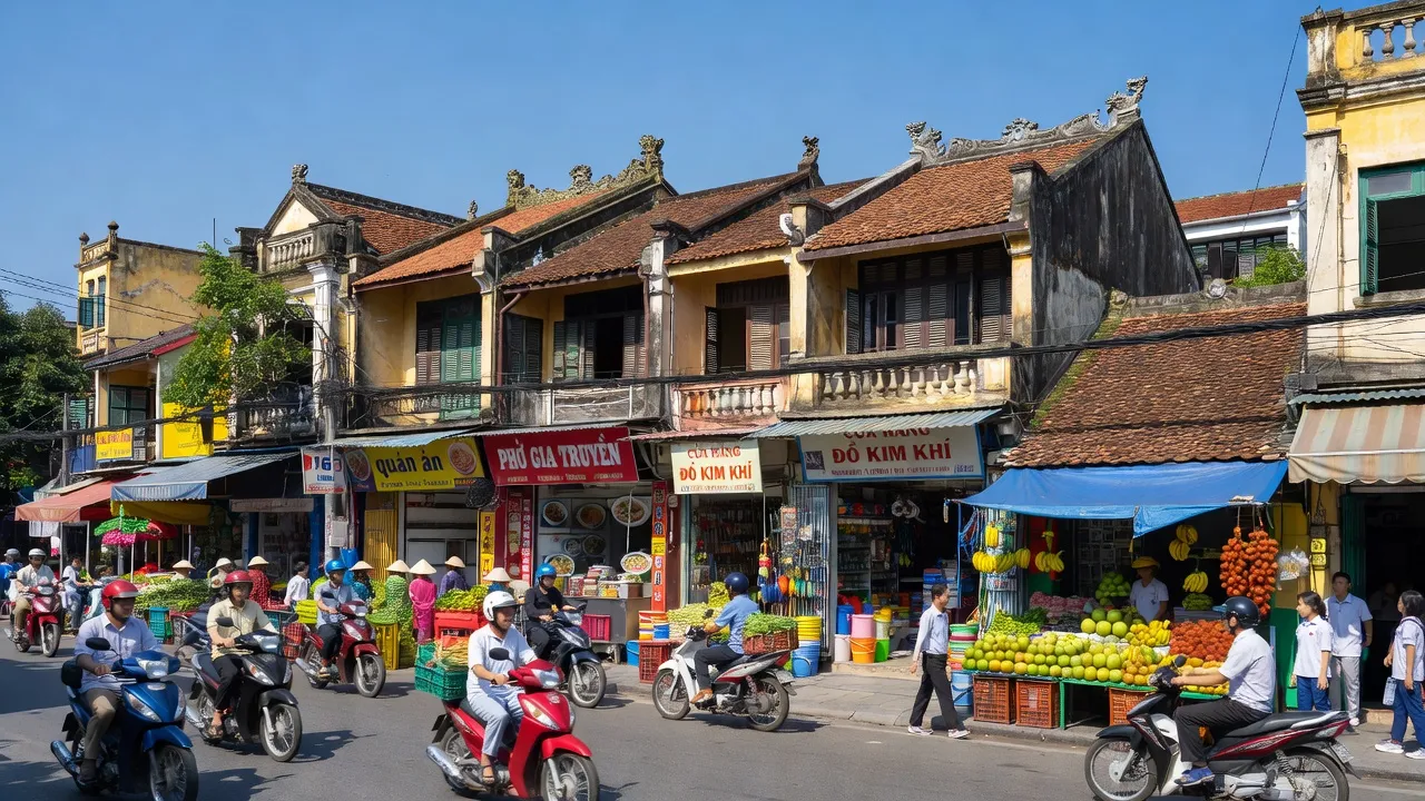 Phường Quán Thánh, Quận Ba Đình với cuộc sống đô thị nhộn nhịp và kiến trúc truyền thống.