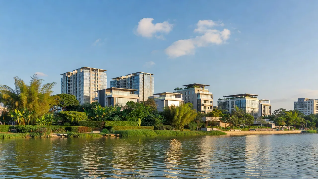 Phường Phú Thượng, Tây Hồ, Hà Nội, ven sông Hồng, không gian xanh, cảnh đẹp tự nhiên