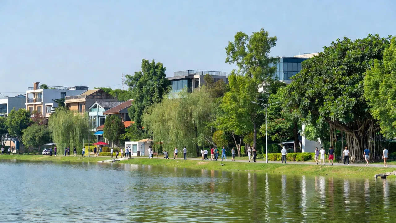 Phường Thụy Khuê, Quận Tây Hồ, Hà Nội với Hồ Tây, không gian sống gần gũi thiên nhiên.