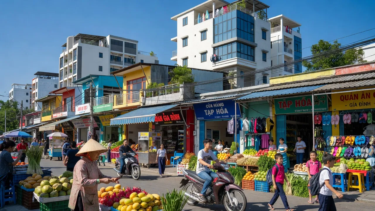 Phường Hùng Vương, Quận Hồng Bàng, Hải Phòng với cảnh phố xá và đời sống người dân