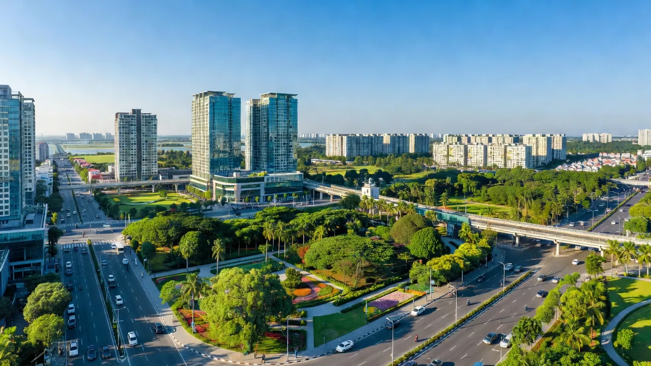 Phường Đồng Hoà, Quận Kiến An, Hải Phòng với cảnh quan đô thị và thiên nhiên xanh tươi.