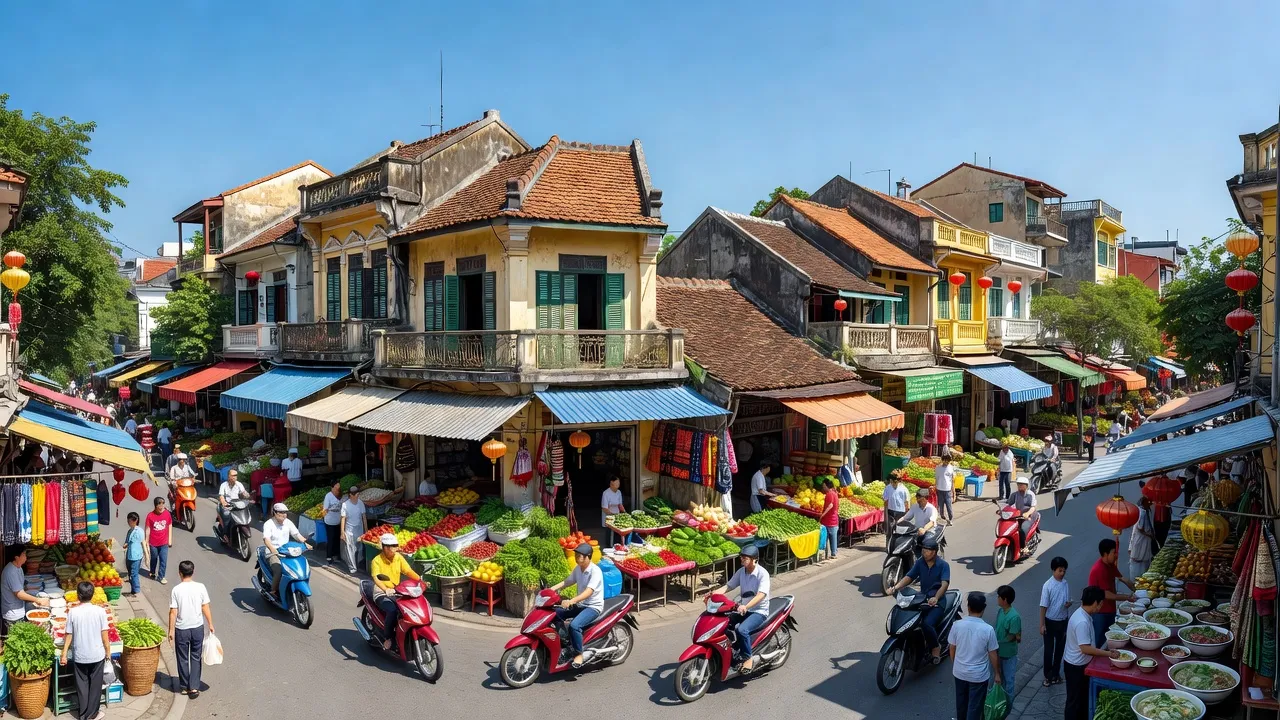 Cảnh quan Phường Cầu Đất, Quận Ngô Quyền, Hải Phòng với kiến trúc và cuộc sống địa phương.