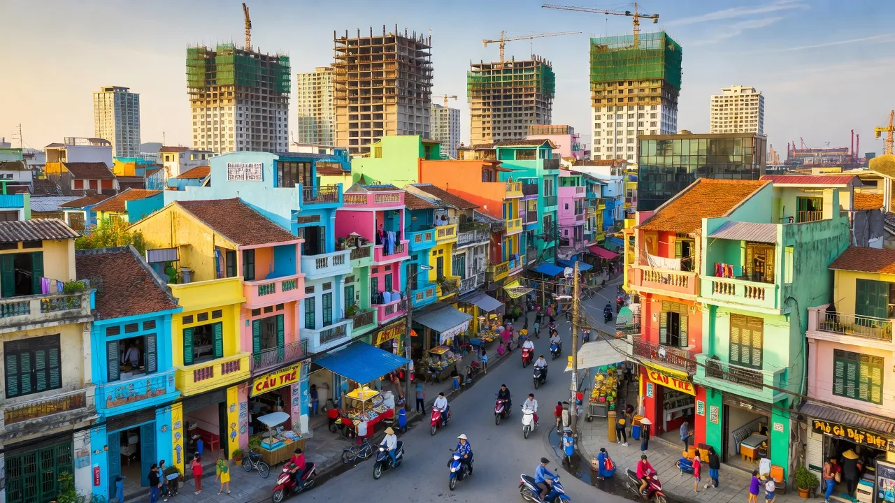 Cảnh quan phường Cầu Tre, quận Ngô Quyền, Hải Phòng với sự phát triển đô thị rõ nét.
