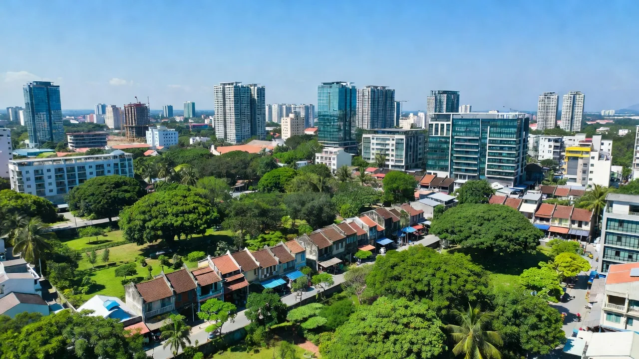 Phường Minh Đức in Hải Phòng, showcasing urban growth and natural beauty of the area.
