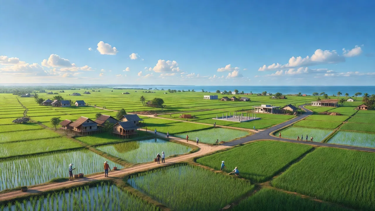 Phong cảnh xã Hiệp Phước huyện Nhà Bè, vẻ đẹp đồng quê miền Nam Việt Nam.
