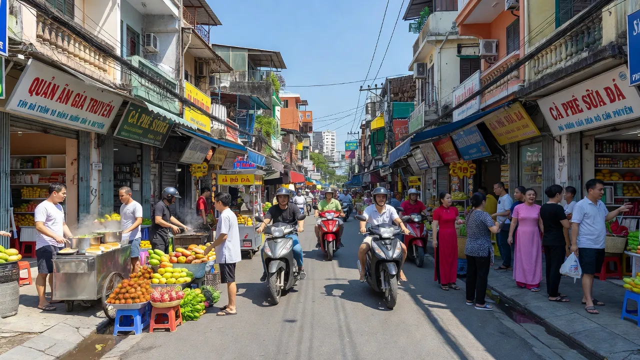 Khung cảnh nhộn nhịp Phường 9, Quận 10 với đời sống đô thị năng động và trong lành.