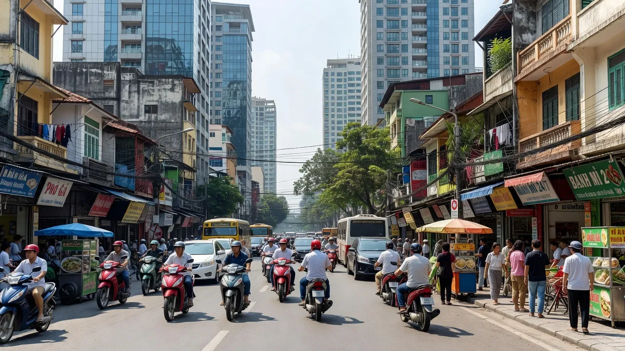 Phường 4, Quận 4, Thành phố Hồ Chí Minh với kiến trúc hiện đại và nhịp sống sôi động.