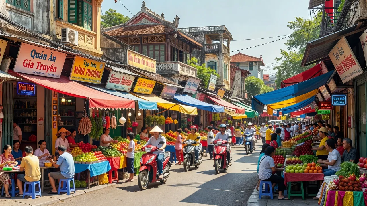 Phường 14, Quận 5, Thành phố Hồ Chí Minh with bustling streets and local shops.
