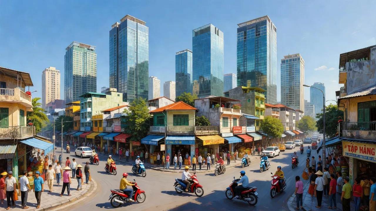 Phường 2, Quận 5, Thành phố Hồ Chí Minh với cảnh quan đô thị và cuộc sống sinh động.