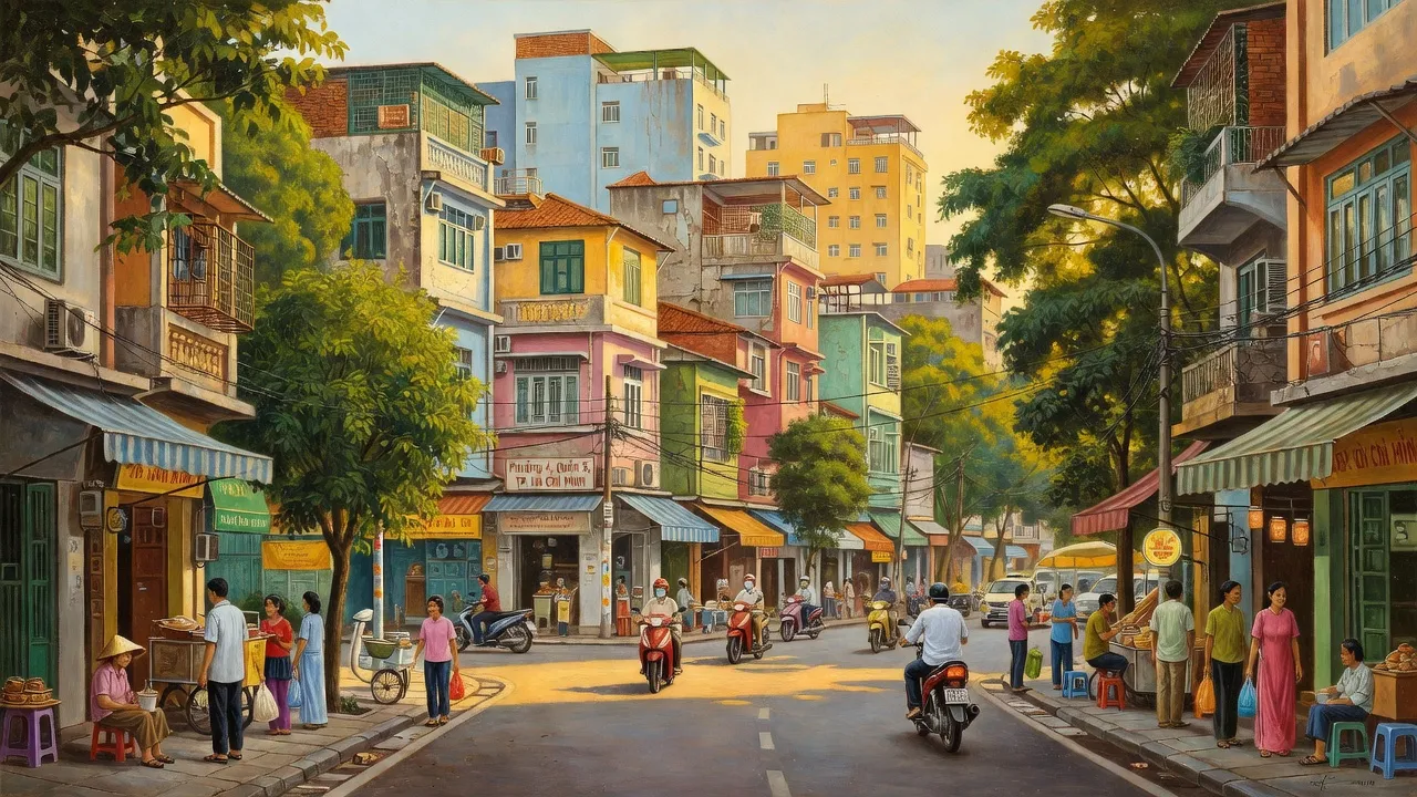 Phường 4, Quận 5, TPHCM: khu dân cư sầm uất với không gian đô thị nhộn nhịp.