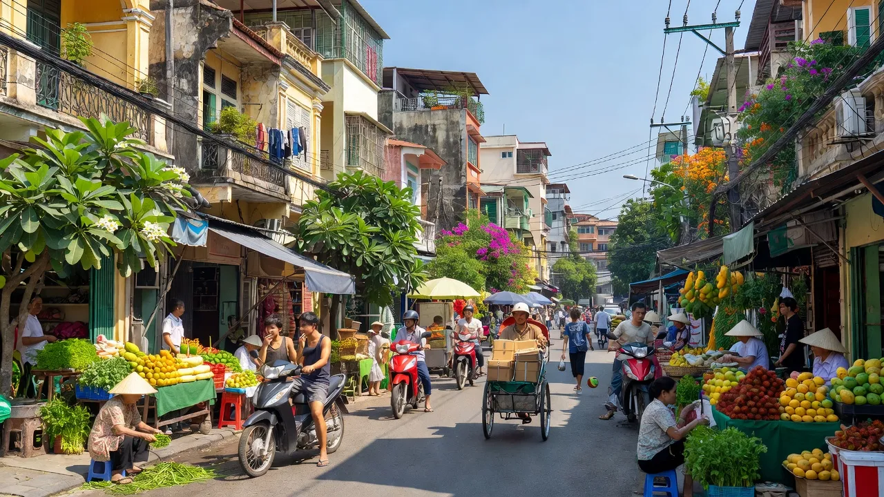 Khung cảnh nhộn nhịp ở Phường 2, Quận 6, Thành phố Hồ Chí Minh với hoạt động hàng ngày.