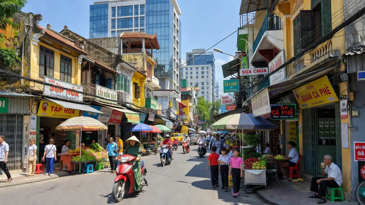 Phường 8, Quận 6, Thành phố Hồ Chí Minh với hoạt động sống động và kiến trúc đa dạng.