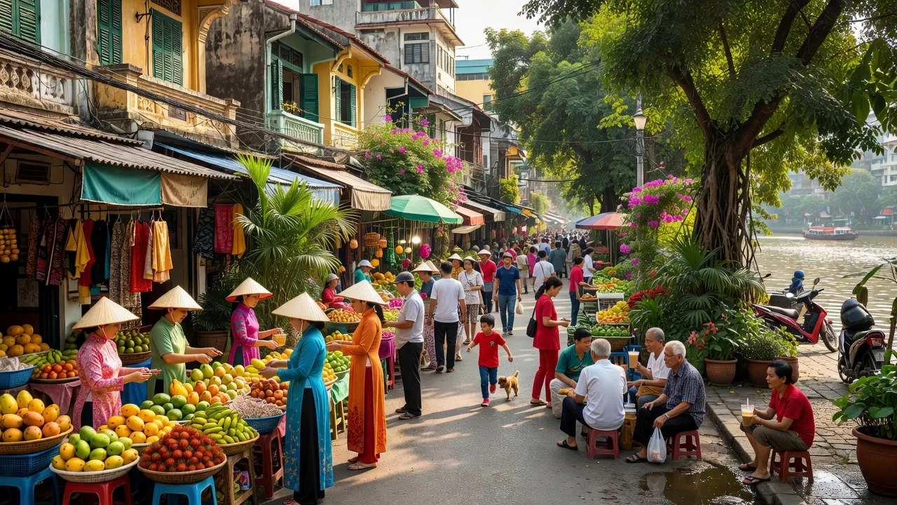 Phường 28, Quận Bình Thạnh, Thành phố Hồ Chí Minh với cộng đồng sôi động và không gian xanh rợp bóng cây.