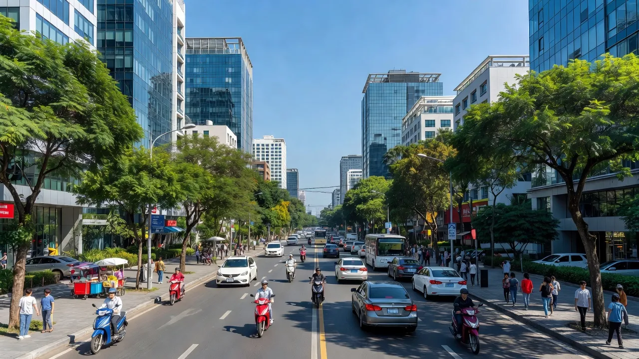 Quận Phú Nhuận, Thành phố Hồ Chí Minh với cảnh quan đô thị hiện đại và môi trường sống thuận lợi.