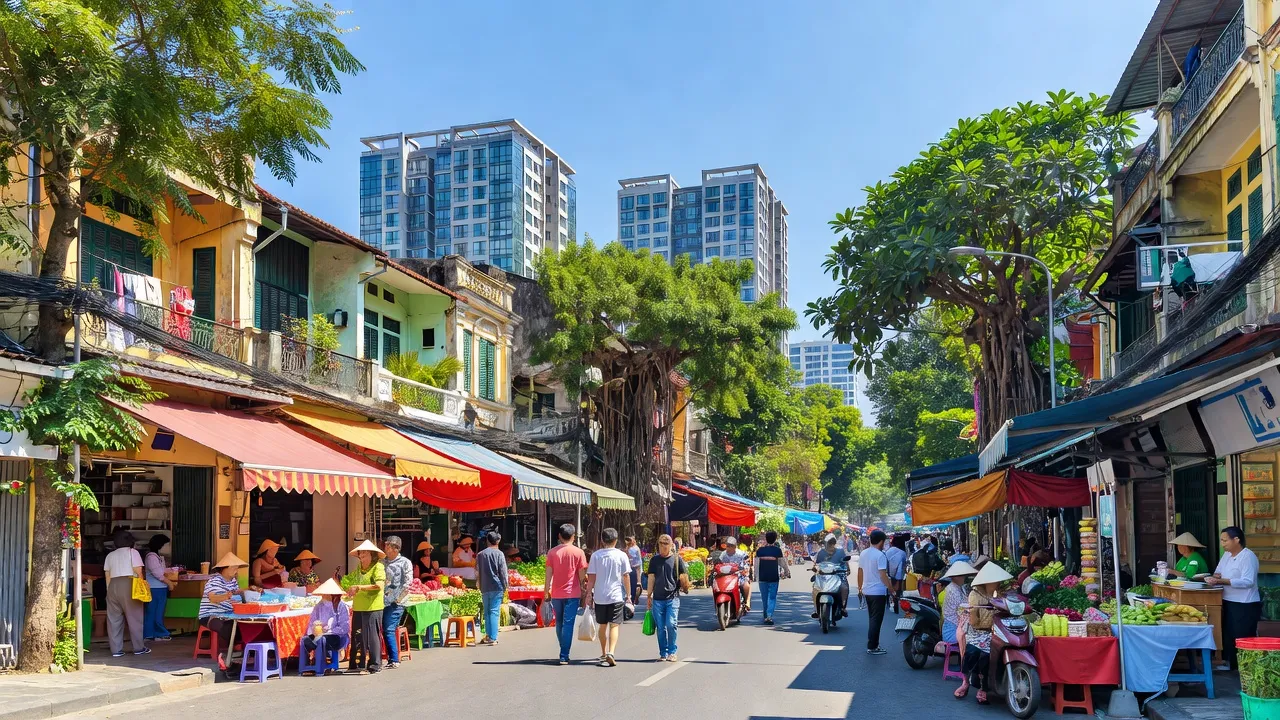 Phường 10, Quận Phú Nhuận, thành phố Hồ Chí Minh với kiến trúc hiện đại và cuộc sống đô thị sôi động.