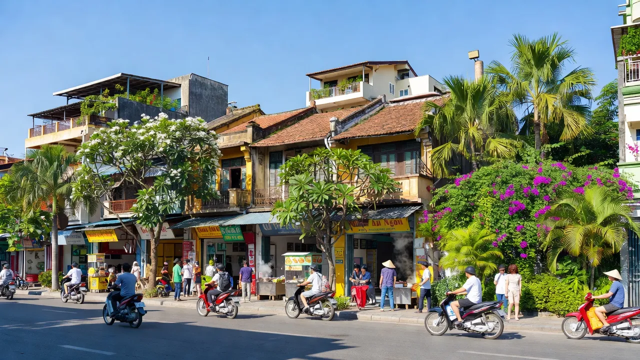 Cảnh sắc Phường 4, Quận Phú Nhuận, Thành phố Hồ Chí Minh với kiến trúc và cuộc sống nhộn nhịp.